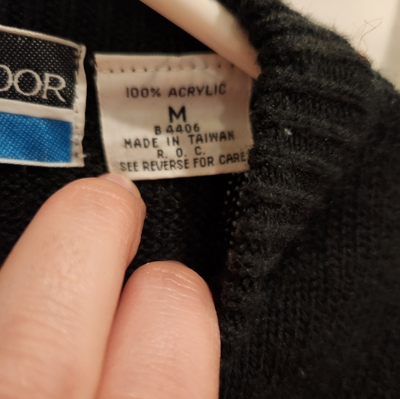 Vintage Girl's Fair Aisle Sweater Size M - Picture 4 of 5